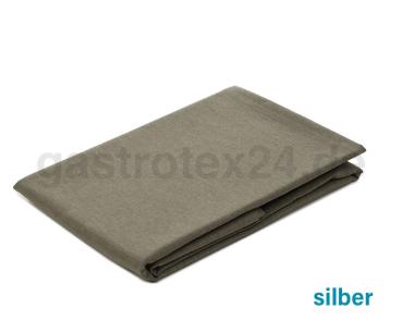 Polyester Gastro Mitteldecke Milano silber